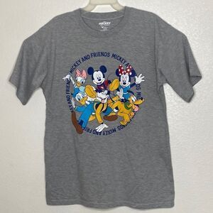 DISNEY Mickey and Friends Gray T Shirt Size XL